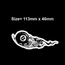 EIGHT BALL 8 BILLARDTISCH SNOOKER CARD VINYL STICKER CAR VAN LAPTOP WINDOW GLOSS