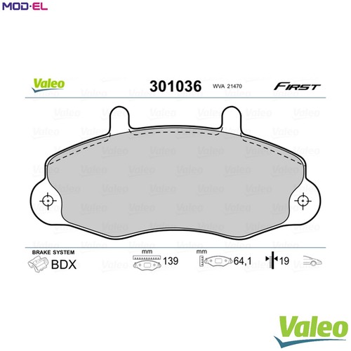 Brake pad set disc - brake,