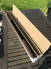Train Line 10x90cm Straight Track (Brass) Fits To LGB With Schraubverbindern