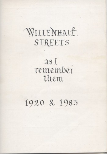 Willenhall streets i - willenhall, as