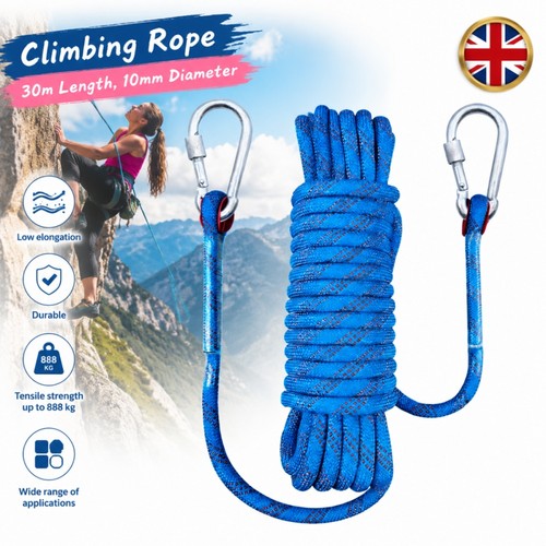 Safety climbing rope - safety, static
