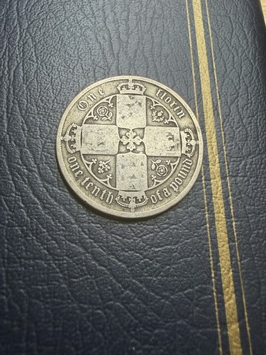 Victoria 1886 silver florin - silver,