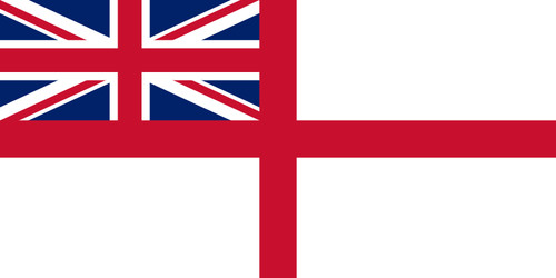 Becc white ensign - ensign, 1864-present