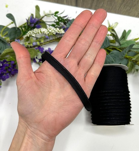 Flanged 10mm linen piping - , cord
