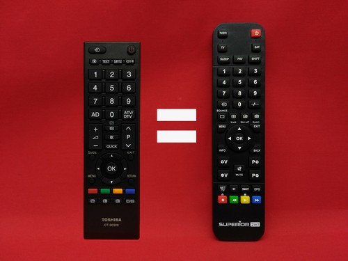 Replaceable toshiba remote - replaceable,