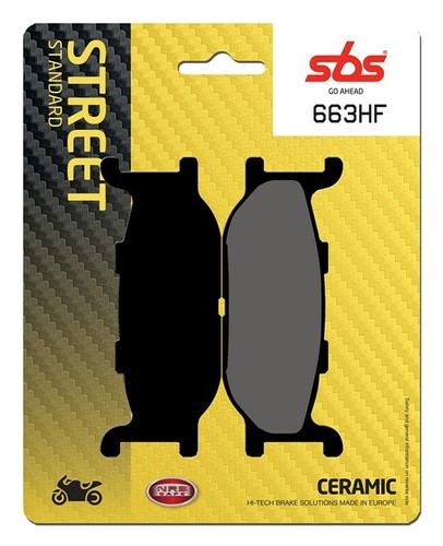 Sbs 663hf front brake pads - sbs,