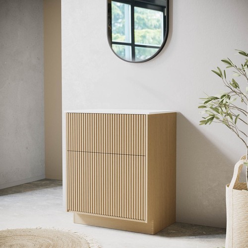 650mm wooden fluted - wooden,