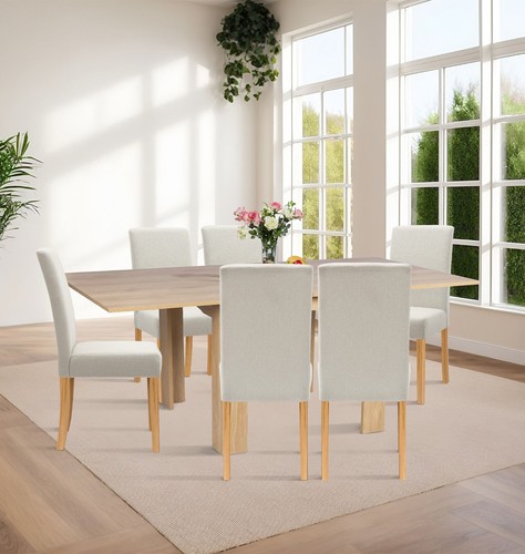 Dining table set - set,, oak