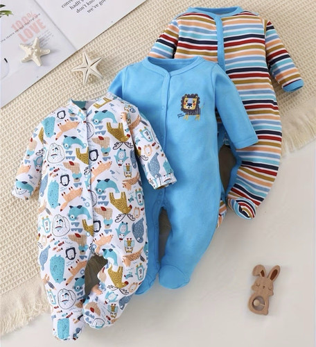 Pack baby footed jersey - baby,