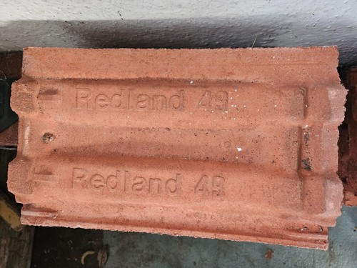 Redland interlocking tiles - interlocking,
