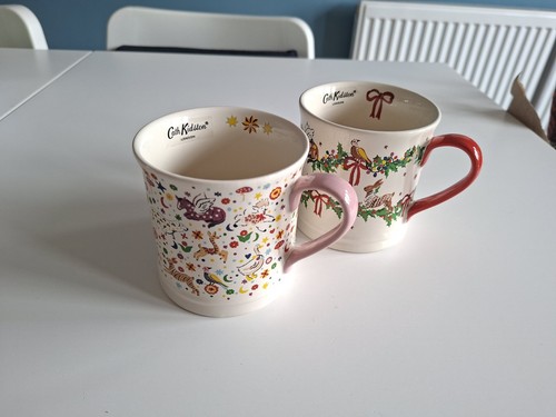 Cath kidston christmas mugs - cath,