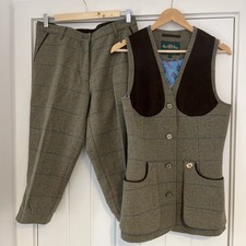 Alan Paine Women’s Tweed Shooting Vest & Breeks UK10