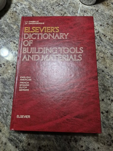 1982 elsevier dictionary of - elsevier's,