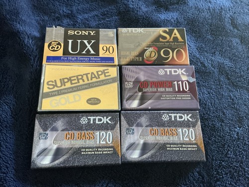 Tdk cassette tape lot sealed - tdk,