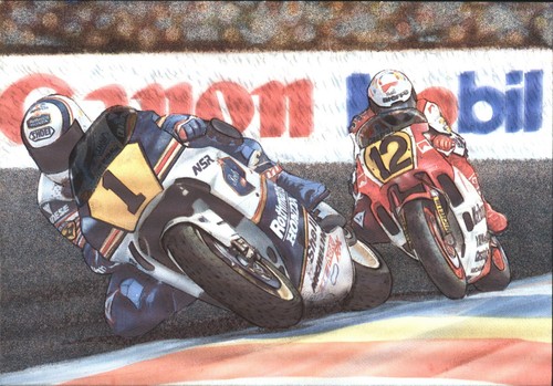 Motorcycle racing rothmans - motorcycle, racing,