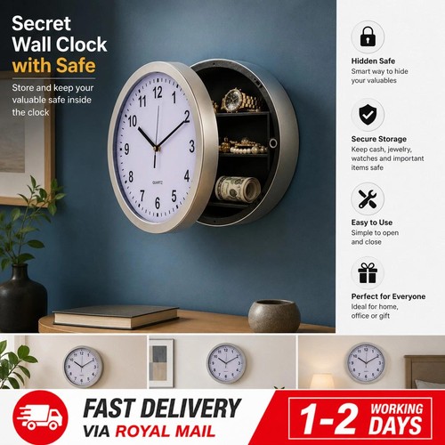 Security wall clock safe - security,