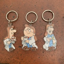 3 x Tetley Tea Bags Key rings 1995