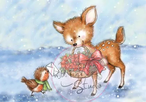 Wild rose studio bluebell - studio,
