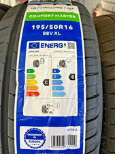 2 X NEW 195/50 R16 88V XL