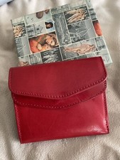 GENUINE LEATHER - RED PURSE