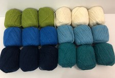 100% Pure Wool Yarn Rug Making