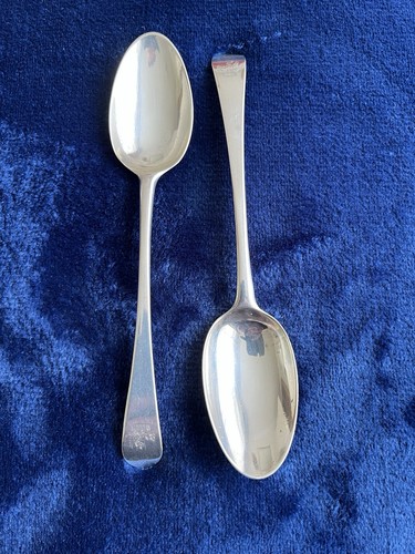 Pair sterling silver dessert - sterling,