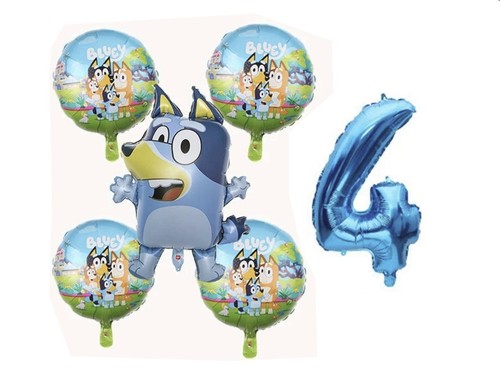 Bluey balloons 4th - bluey,