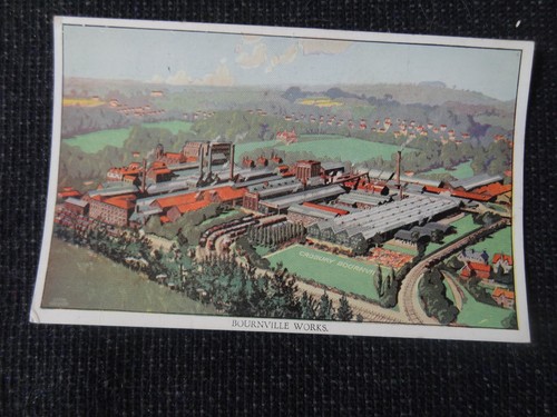 Works bournville postcard - works,
