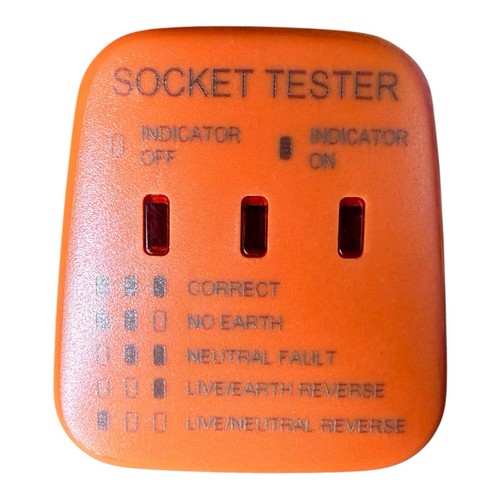 Mains socket tester - mains, 250av