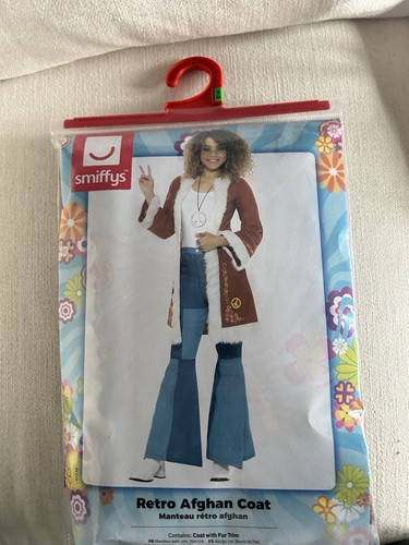 Adult retro afghan coat - retro,