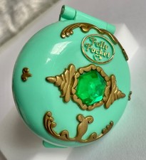 Polly Pocket Green Jewelled Forest Emerald, with squirrel