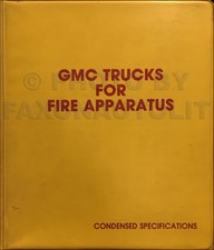 1979 GMC Fire Engine Data Book