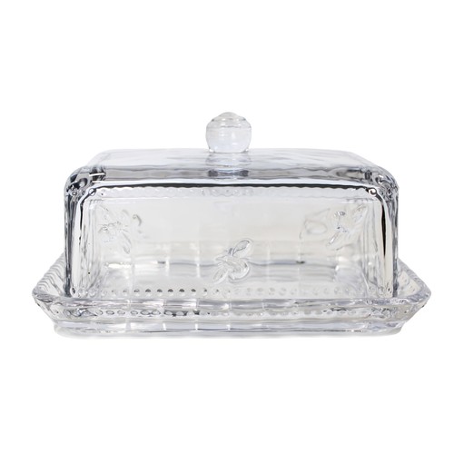 Glass bee butter - glass,