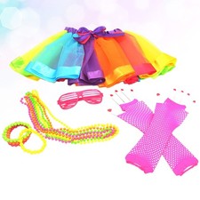  Festival Accessories Tulle Ballet Dance Skirt Party Costume Girls Birthday Tutu