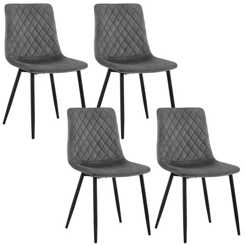 Set dining chair velvet - set,