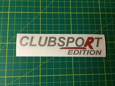 CLUBSPORT EDITION Sticker
