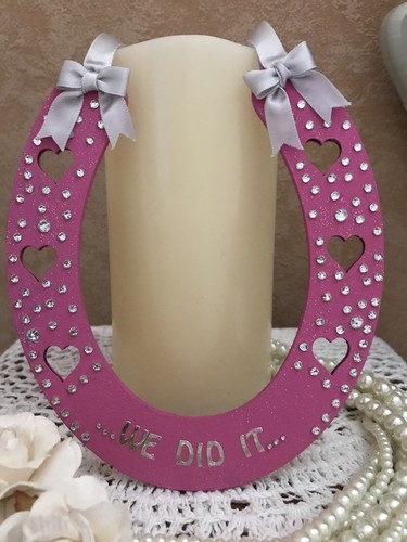 Wedding horseshoe diamante - wedding,