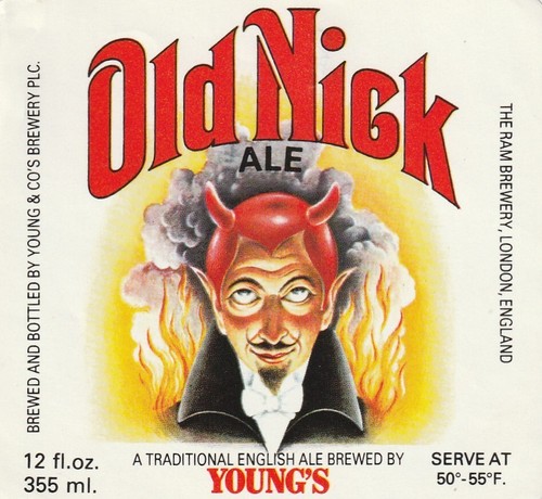 Beer bottle label young - -, young's