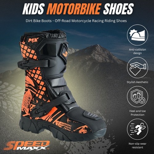 Kids off road - kids, black/orange