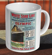 Olympic White Star Line 1931 - Ceramic Tea / Coffee - Mug Cup