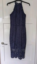 Navy Blue Lace Lipsy VIP High