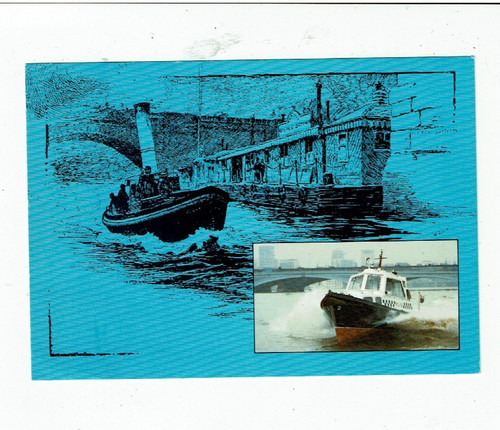 Postcard colour card the - the, river
