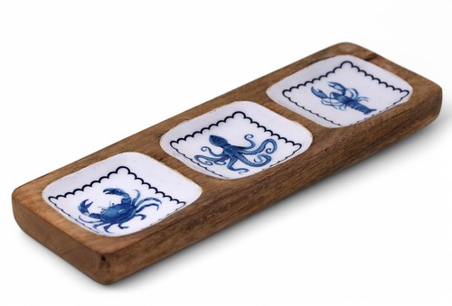 Nautical wooden and enamel - wooden,