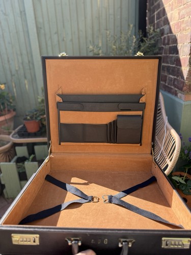 Vintage black attache - vintage,