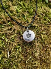 Odin's Raven Necklace - Cast And Hammered Pewter - Huginn and Muninn