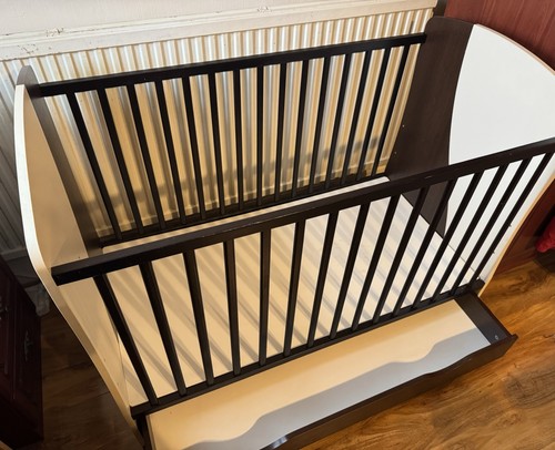 Used cot with new mattress - used,