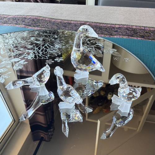 Swarovski complete set goose - swarovski,