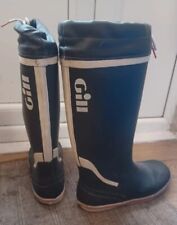 Gill Wellington Boating sailing boots, Grey, UK 7 US 9 Eur 40 SAS SEE VGC 