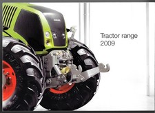 Claas Tractor Range 2008-2009 UK Market Brochure Xerion Axion Arion Ares Axos