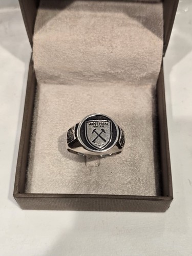 West ham silver ring - west,